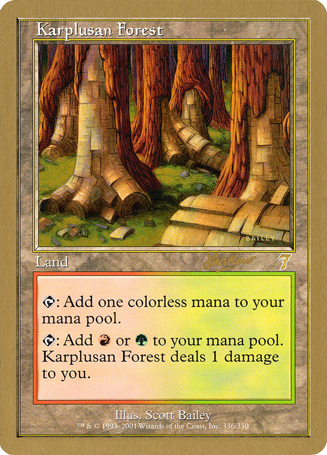 Karplusan Forest (Sim Han How) [World Championship Decks 2002] | Enigma On Main