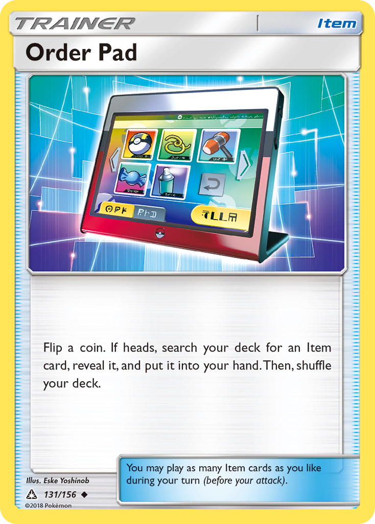 Order Pad (131/156) [Sun & Moon: Ultra Prism] | Enigma On Main