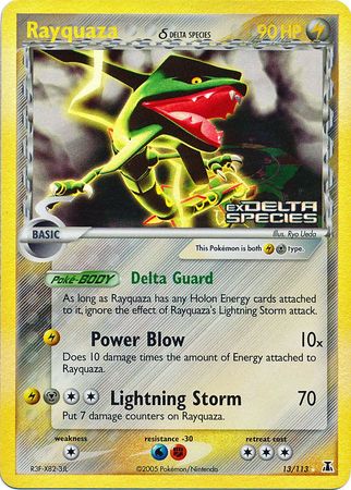 Rayquaza (13/113) (Delta Species) (Stamped) [EX: Delta Species] | Enigma On Main