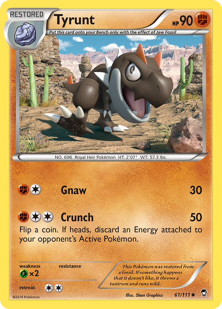 Tyrunt (61/111) [XY: Furious Fists] | Enigma On Main