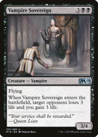 Vampire Sovereign [Core Set 2019] | Enigma On Main