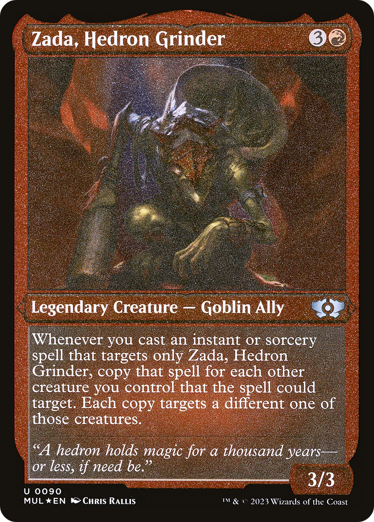 Zada, Hedron Grinder (Foil Etched) [Multiverse Legends] | Enigma On Main