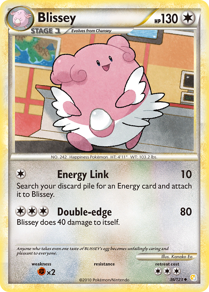 Blissey (36/123) [HeartGold & SoulSilver: Base Set] | Enigma On Main