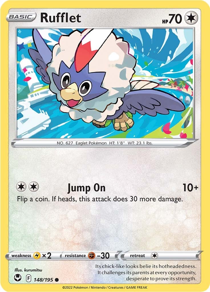 Rufflet (148/195) [Sword & Shield: Silver Tempest] | Enigma On Main