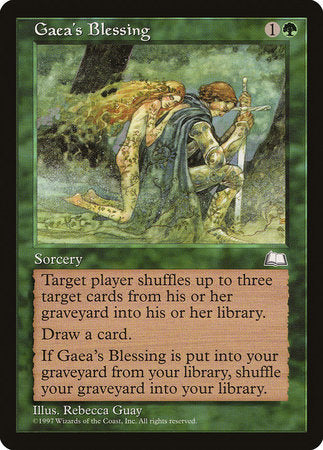 Gaea's Blessing [Weatherlight] | Enigma On Main