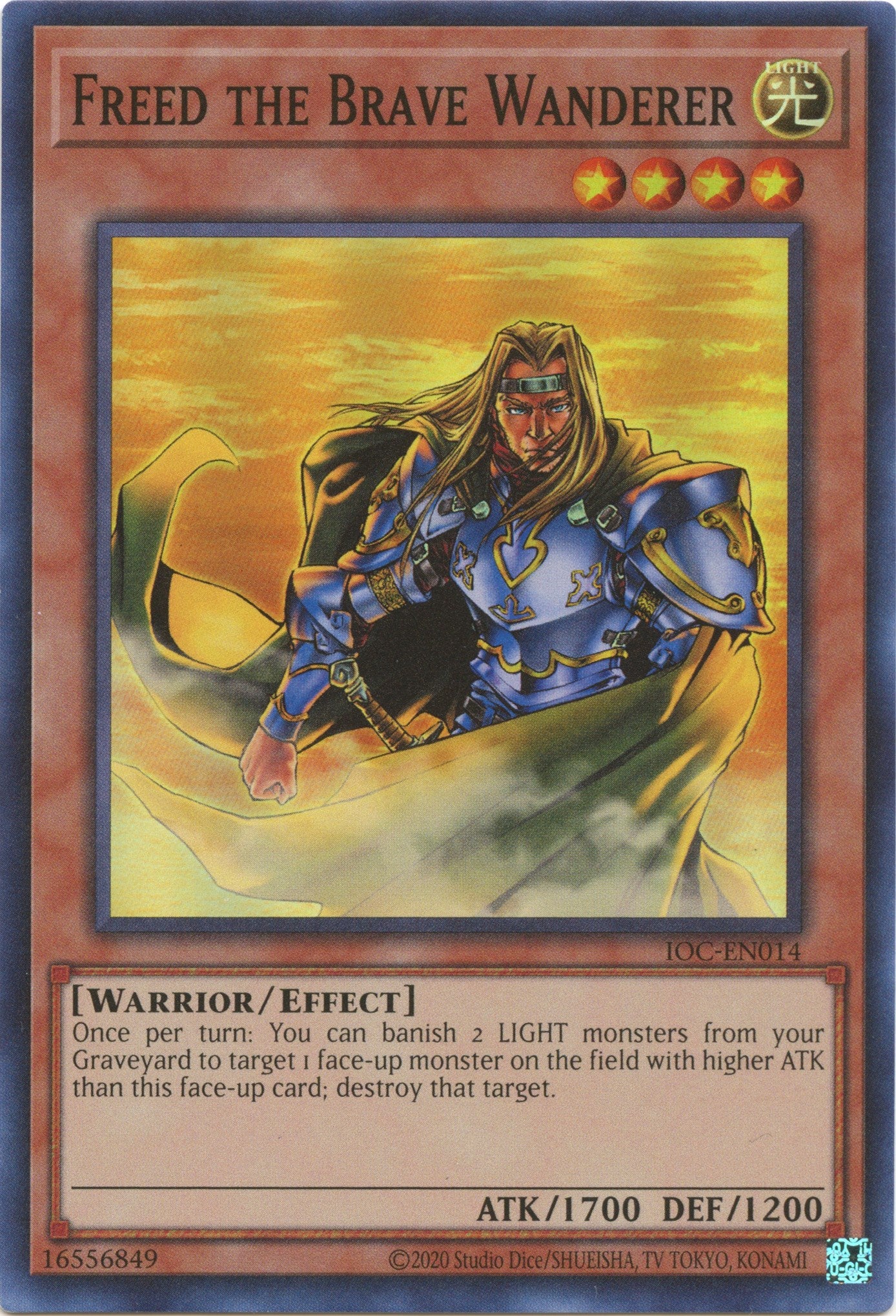 Freed the Brave Wanderer (25th Anniversary) [IOC-EN014] Super Rare | Enigma On Main