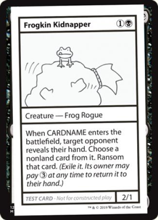 Frogkin Kidnapper (2021 Edition) [Mystery Booster Playtest Cards] | Enigma On Main