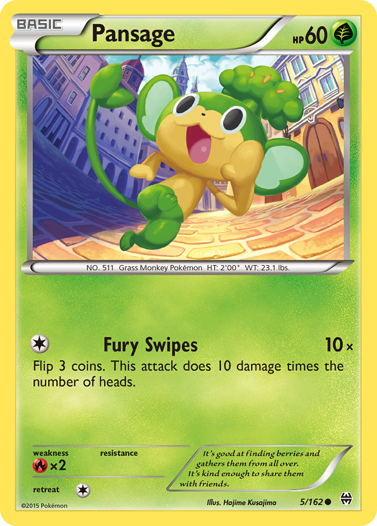 Pansage (5/162) [XY: BREAKthrough] | Enigma On Main