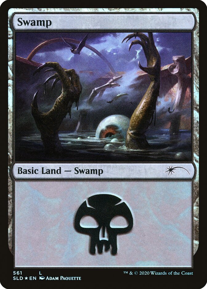 Swamp (Witchcraft) (561) [Secret Lair Drop Promos] | Enigma On Main