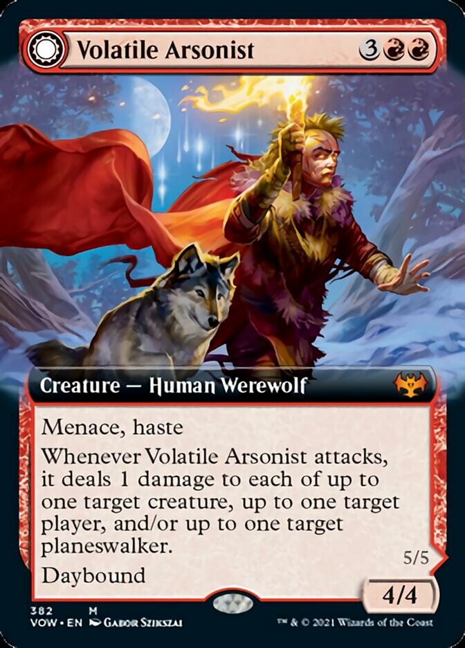 Volatile Arsonist // Dire-Strain Anarchist (Extended) [Innistrad: Crimson Vow] | Enigma On Main