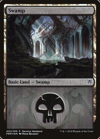 Swamp - Dimir (A02) [GRN Ravnica Weekend] | Enigma On Main