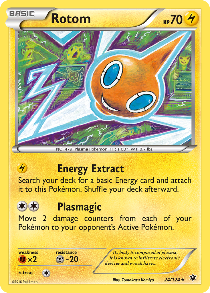 Rotom (24/124) [XY: Fates Collide] | Enigma On Main