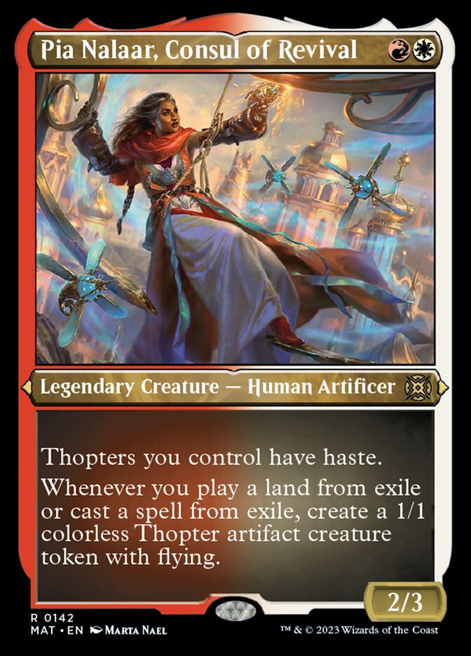 Pia Nalaar, Consul of Revival (Foil Etched) [March of the Machine: The Aftermath] | Enigma On Main