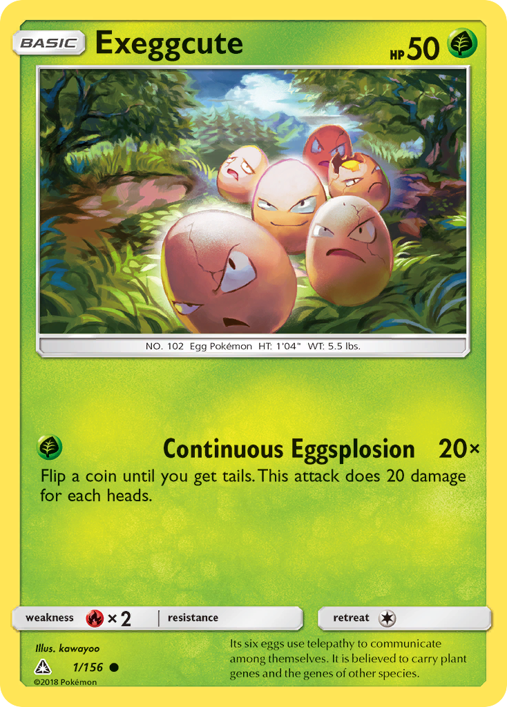 Exeggcute (1/156) [Sun & Moon: Ultra Prism] | Enigma On Main