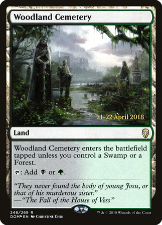 Woodland Cemetery [Dominaria Promos] | Enigma On Main