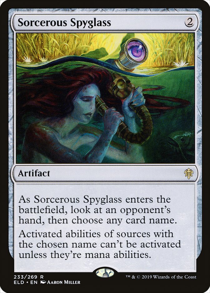 Sorcerous Spyglass [Throne of Eldraine] | Enigma On Main