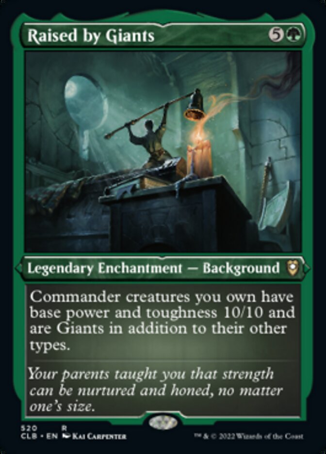 Raised by Giants (Foil Etched) [Commander Legends: Battle for Baldur's Gate] | Enigma On Main