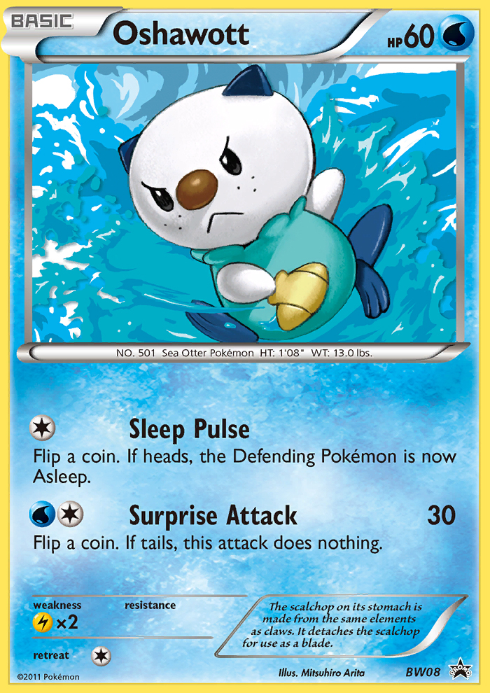 Oshawott (BW08) [Black & White: Black Star Promos] | Enigma On Main