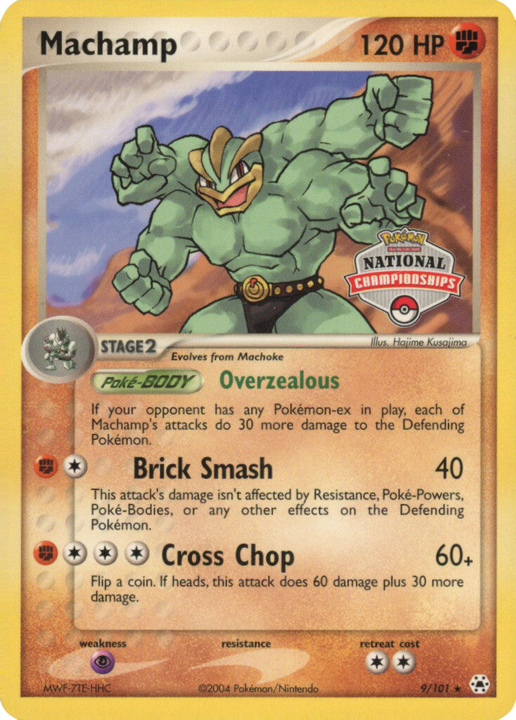 Machamp (9/101) (National Championships Promo) [EX: Hidden Legends] | Enigma On Main