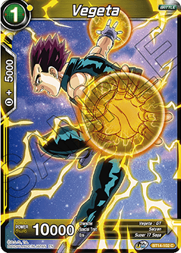 Vegeta (BT14-102) (BT14-102) [Cross Spirits] | Enigma On Main