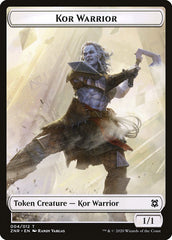 Kor Warrior Token [Zendikar Rising] | Enigma On Main