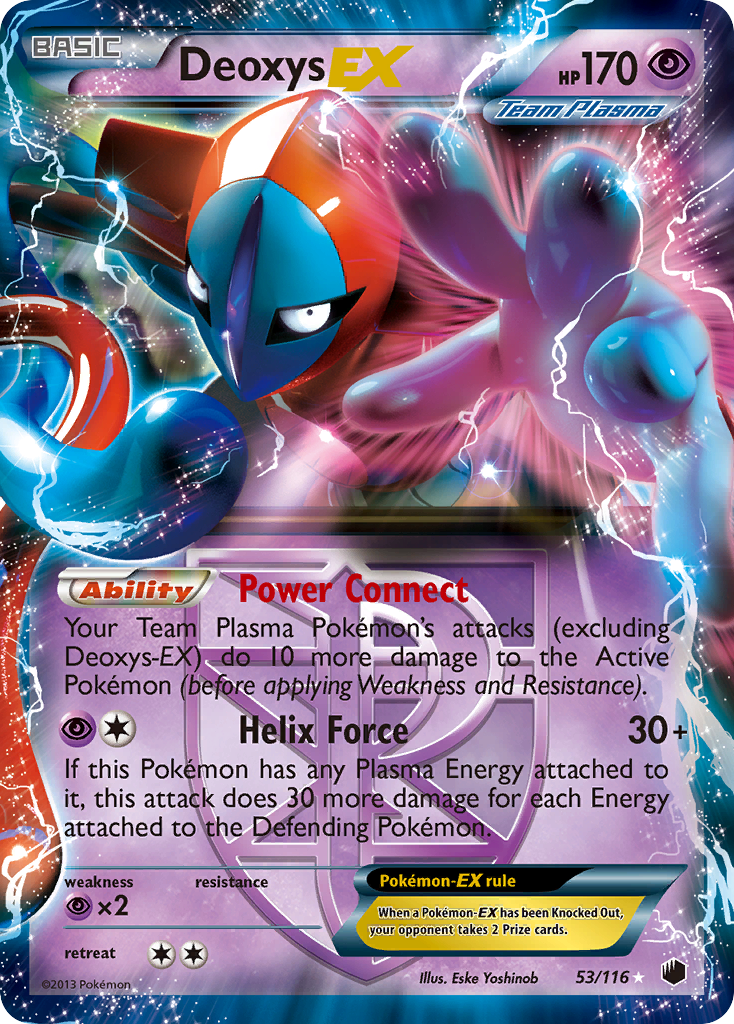 Deoxys EX (53/116) [Black & White: Plasma Freeze] | Enigma On Main