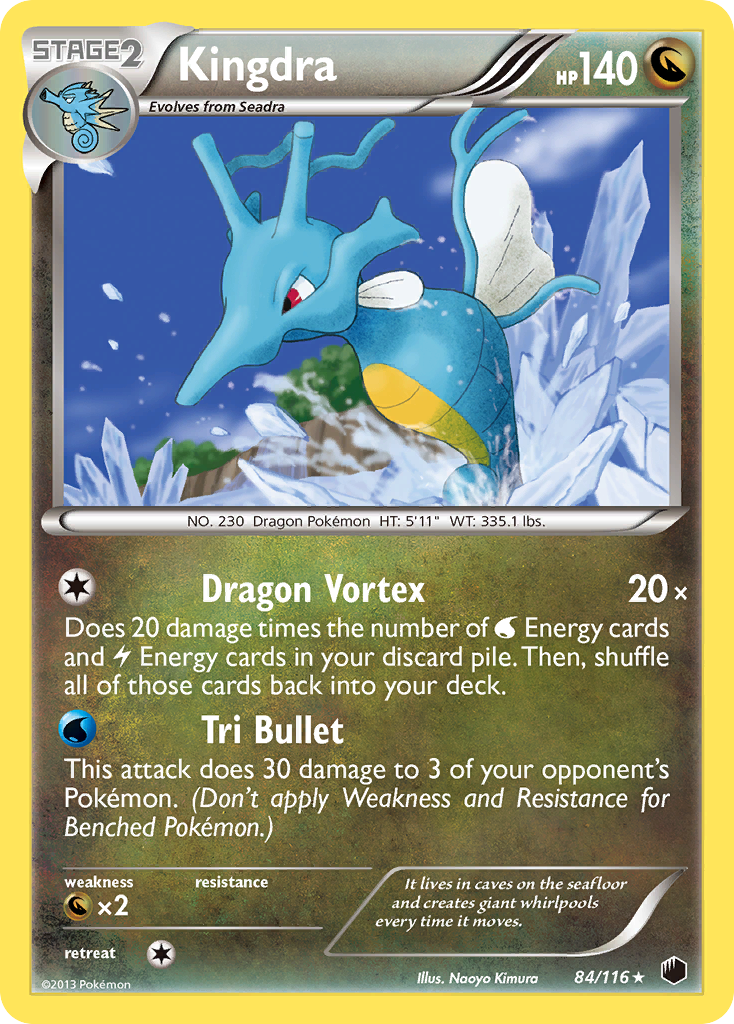 Kingdra (84/116) [Black & White: Plasma Freeze] | Enigma On Main