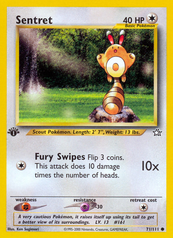 Sentret (71/111) [Neo Genesis 1st Edition] | Enigma On Main