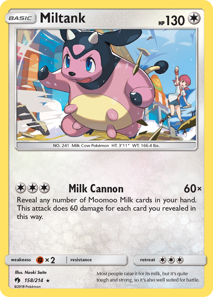 Miltank (158/214) [Sun & Moon: Lost Thunder] | Enigma On Main