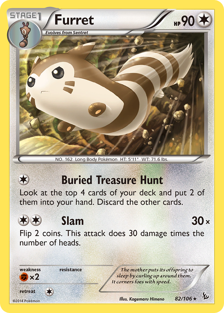 Furret (82/106) [XY: Flashfire] | Enigma On Main