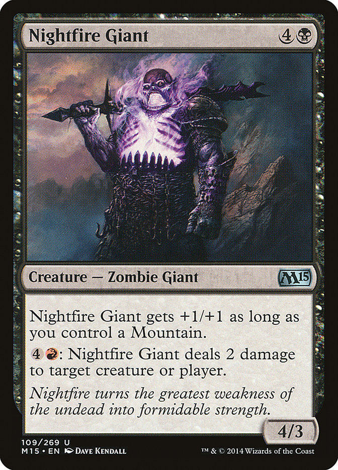 Nightfire Giant [Magic 2015] | Enigma On Main