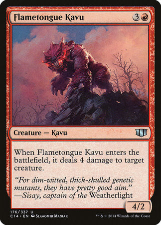 Flametongue Kavu [Commander 2014] | Enigma On Main