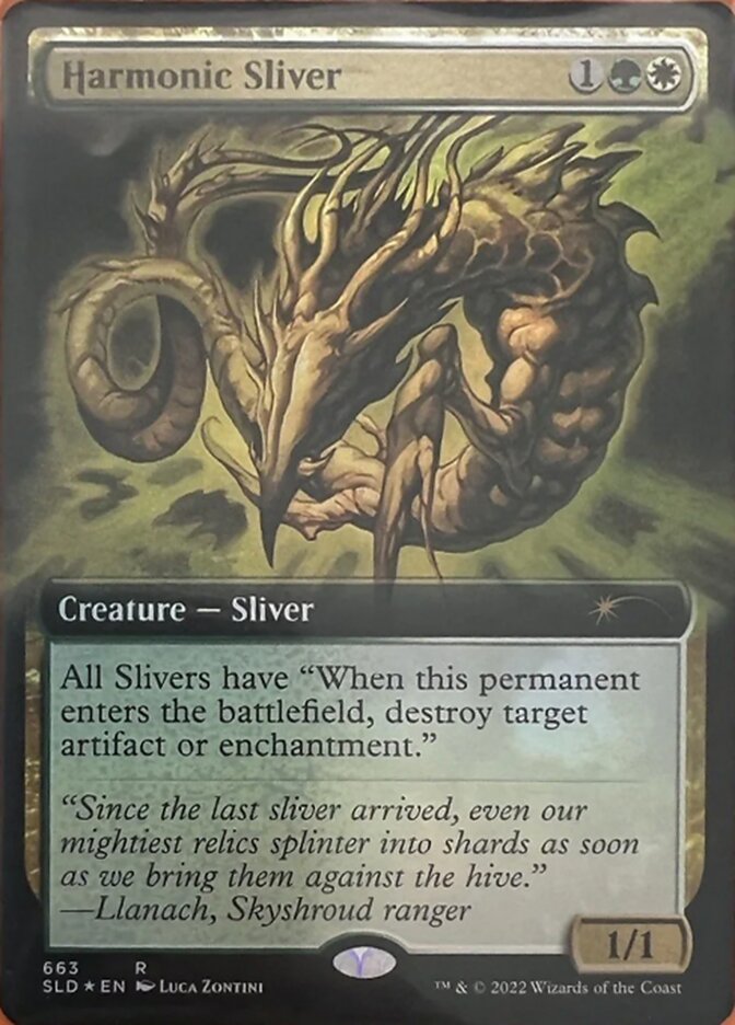 Harmonic Sliver (Extended Art) [Secret Lair Drop Promos] | Enigma On Main