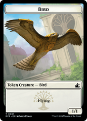 Bird // Rhino Double-Sided Token [Ravnica Remastered Tokens] | Enigma On Main