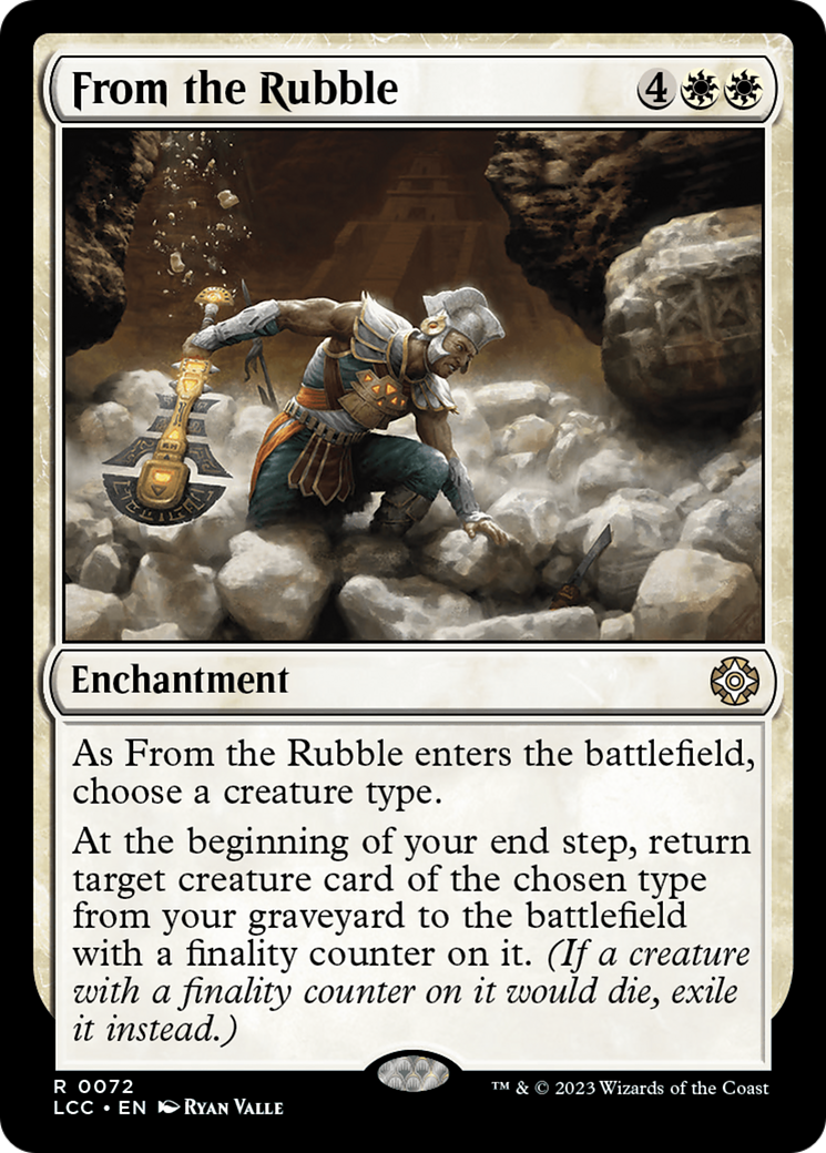 From the Rubble [The Lost Caverns of Ixalan Commander] | Enigma On Main