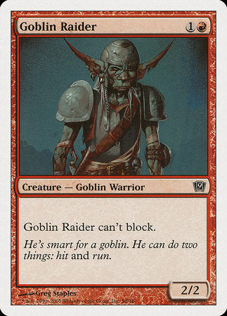 Goblin Raider [Ninth Edition] | Enigma On Main