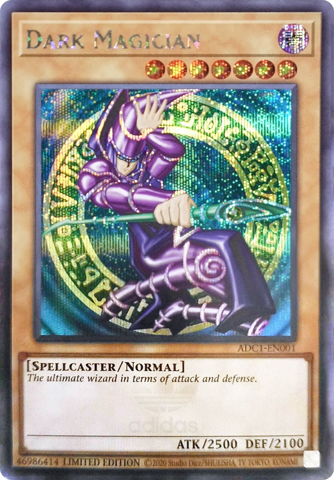 Dark Magician (Adidas Exclusive) [ADC1-EN001] Prismatic Secret Rare | Enigma On Main