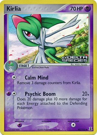 Kirlia (47/113) (Stamped) [EX: Delta Species] | Enigma On Main