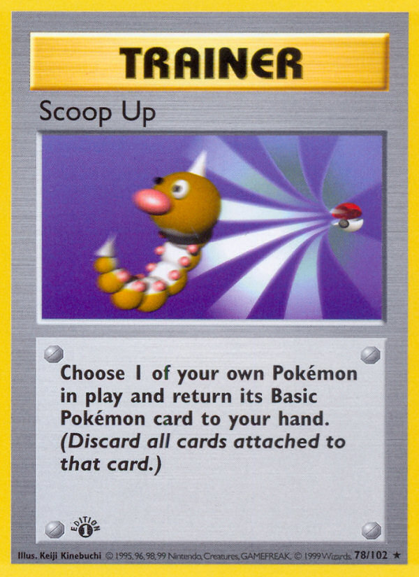 Scoop Up (78/102) (Shadowless) [Base Set 1st Edition] | Enigma On Main