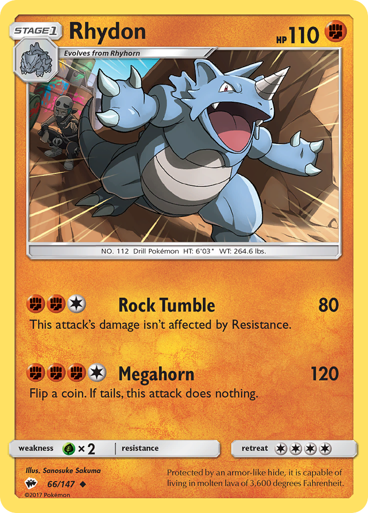 Rhydon (66/147) [Sun & Moon: Burning Shadows] | Enigma On Main