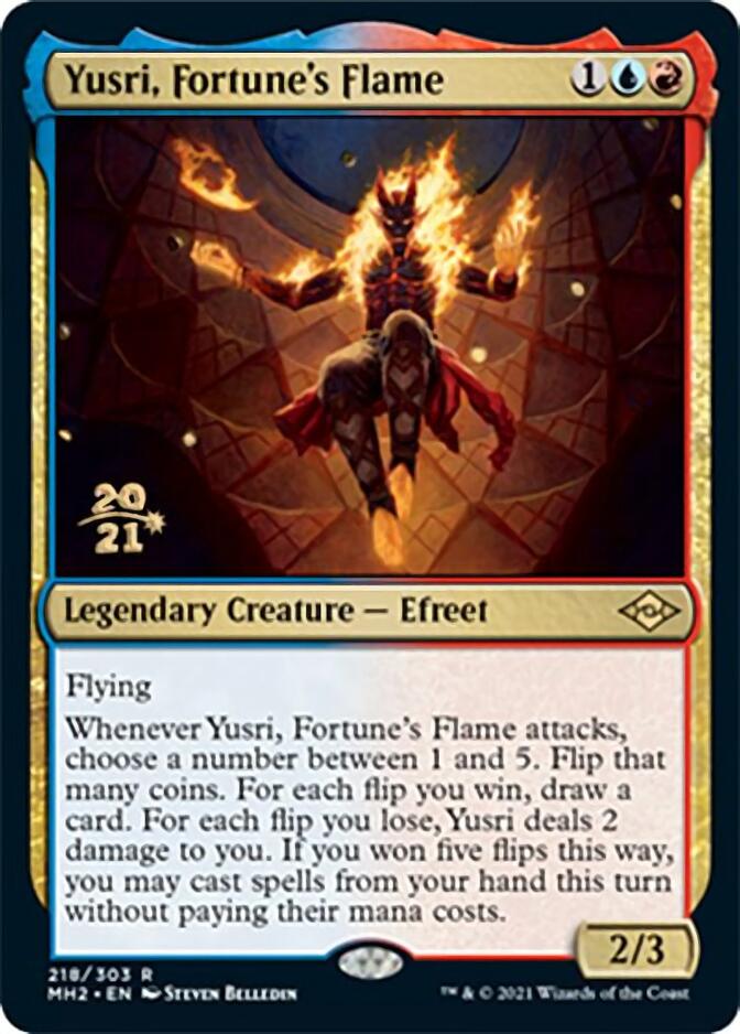 Yusri, Fortune's Flame [Modern Horizons 2 Prerelease Promos] | Enigma On Main