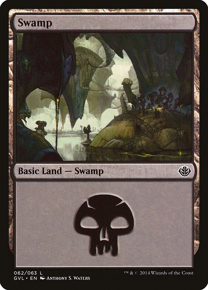 Swamp (62) (Garruk vs. Liliana) [Duel Decks Anthology] | Enigma On Main