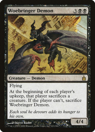 Woebringer Demon [Ravnica: City of Guilds] | Enigma On Main