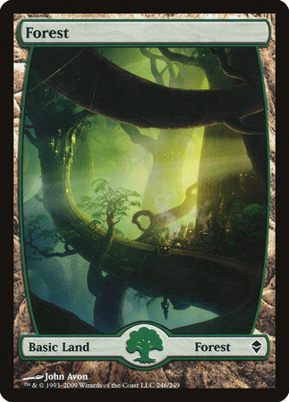 Forest (246) - Full Art [Zendikar] | Enigma On Main