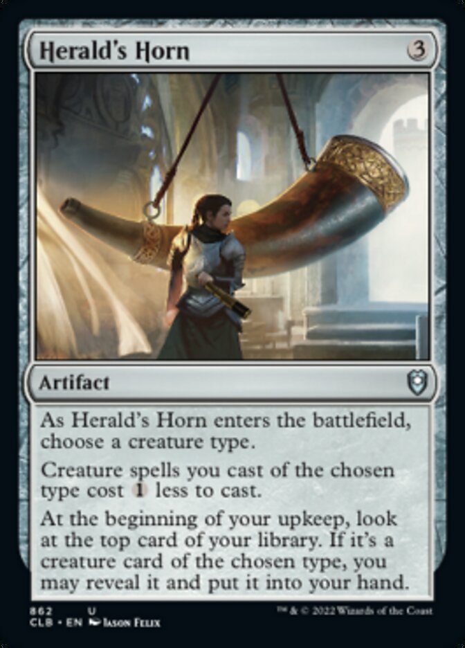 Herald's Horn [Commander Legends: Battle for Baldur's Gate] | Enigma On Main