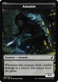 Assassin // Morph Double-sided Token [Commander 2019 Tokens] | Enigma On Main