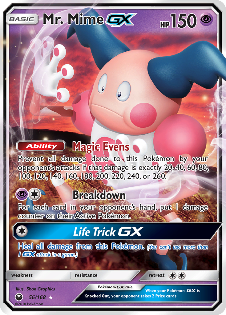 Mr. Mime GX (56/168) [Sun & Moon: Celestial Storm] | Enigma On Main