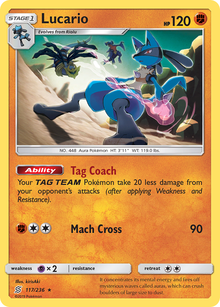 Lucario (117/236) [Sun & Moon: Unified Minds] | Enigma On Main