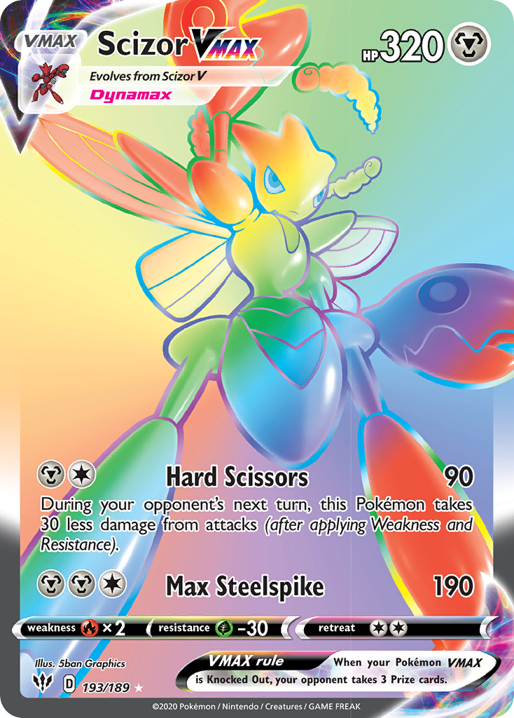 Scizor VMAX (193/189) [Sword & Shield: Darkness Ablaze] | Enigma On Main