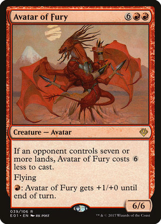 Avatar of Fury [Archenemy: Nicol Bolas] | Enigma On Main